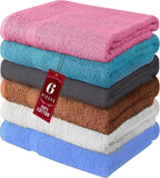 100% Cotton Bath Towel Set – Soft, Absorbent Towels by QUBA+LINEN