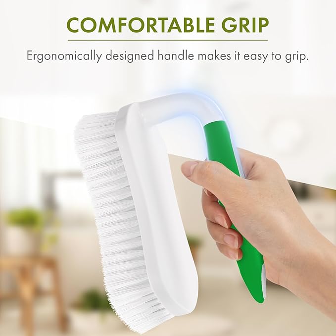 Amazer Scrub Brush for Cleaning Comfort Grip Shower Scrubber Flexible Stiff - Image 5