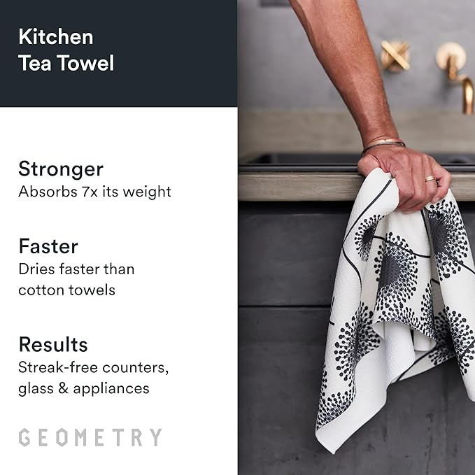 GEOMETRY Kitchen Tea Towels - Image 2