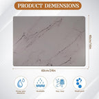 Dish Drying Mats for Kitchen Counter, Quick Dry Dish Rack Pad - Image 4