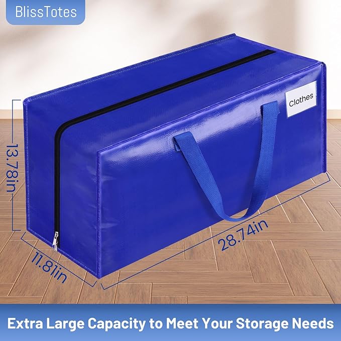BlissTotes Moving Bags, Heavy Duty Moving Supplies & Storage Bags, Extra Large - Image 2