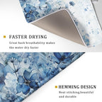 Giwawa Blue Floral Dish Drying Mat - Image 3