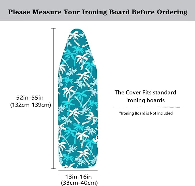 Coconut Tree Palm Tabletop Ironing Board Cover Stylish - Image 5