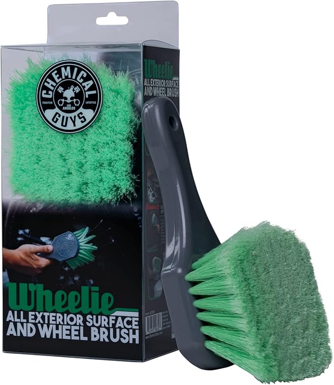 Chemical Guys Wheelie All Exterior Surface and Wheel Brush, Wheel Cleaner Brush by ChemicalGuys