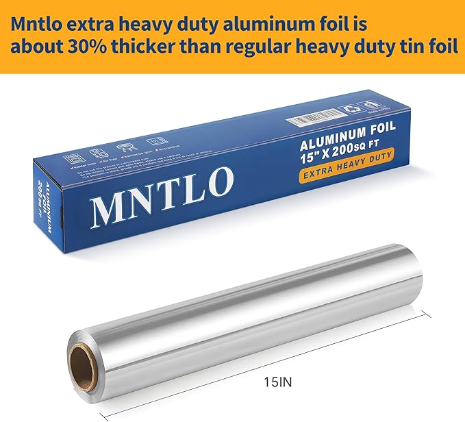 Super Thick Extra Heavy Duty Grilling Aluminum Foil - Image 2