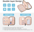 Electronics Organizer Travel Case, Charger Bag Cord Organizer Travel, Compact - Image 2