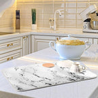 Super Absorbent Dish Drying Mat, Microfiber Fast-Drying Dish Mat, Kitchen Dish - Image 6