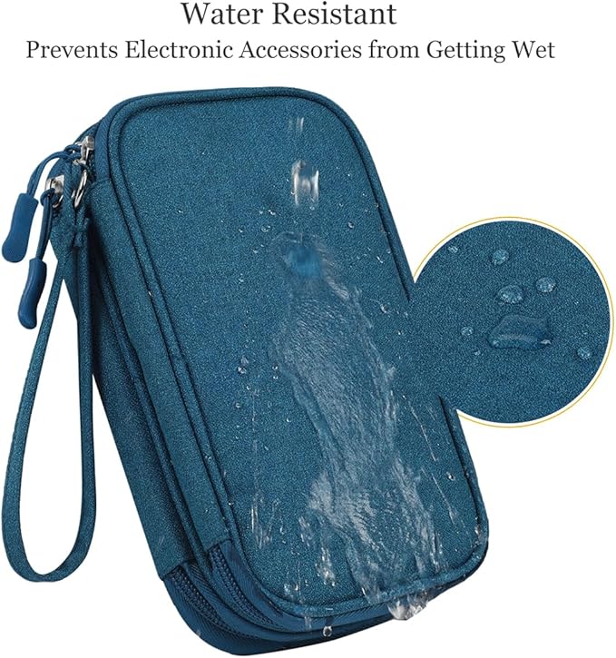 Electronics Organizer Pouch, Travel Cable Organizer Bag Waterproof Portable - Image 2