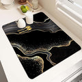 MCALK Marble Black Dish Drying Mat by MCALK