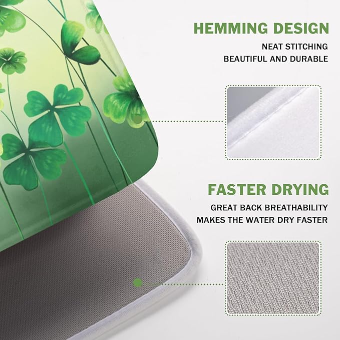 St Patrick's Day Dish Drying Mat - Image 4