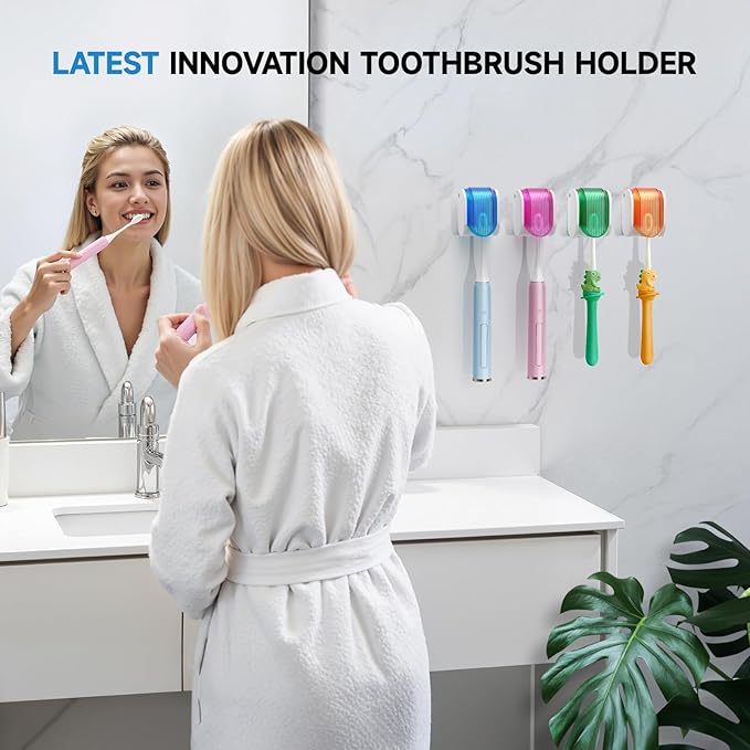 Toothbrush Holders for Bathrooms【Upgrade Single Slot Design】 Toothbrush Holder - Image 3