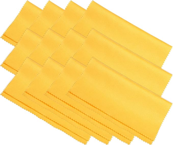 PATIKIL Eyeglass Microfiber Cleaning Cloth 7"x6", 12 Pack Glasses Cleaning by PATIKIL