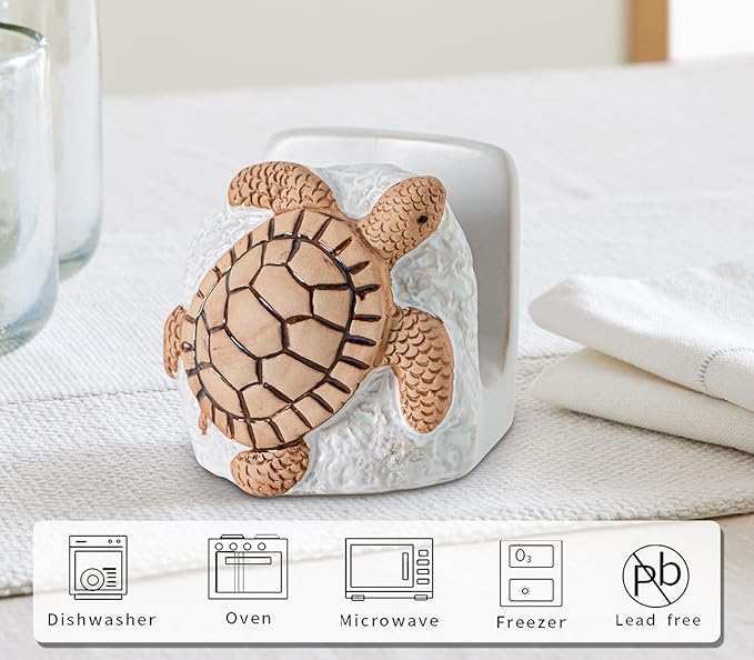 Turtle Kitchen Sponge Holder for Kitchen Sink Ceramic Kitchen Sink Sponge - Image 4