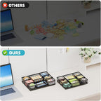 Marbrasse 2 Pack Desk Drawer Organizer, Mesh Drawer Organizer Tray - Image 7