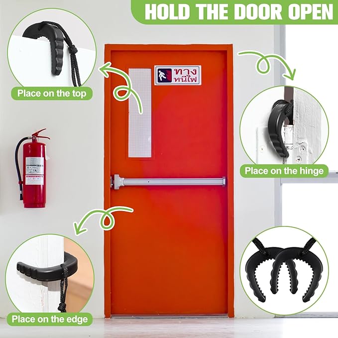 8 Pcs First Responder Door Stops Tactical Police Door Stopper Jam - Image 5