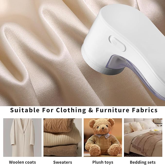 Rechargeable Fabric Shaver, Lint Remover - Image 5