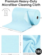 Microfiber Cleaning Cloths Roll, 75 Pack Tear Away Microfiber Towels Roll - Image 3