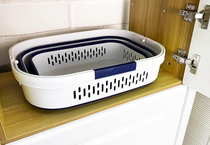 SAMMART 38L Collapsible Plastic Laundry Basket - Image 8
