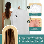 Premium 40” Short Cotton Garment Bag - Image 2