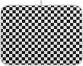 Black White Checkered Pattern Dish Drying Mat by BOENLE-WELCOMEYOURCOMING