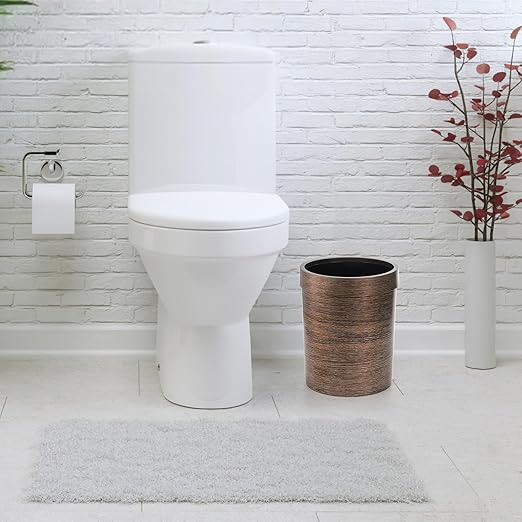 3 Pack Vintage Small Trash Can, 1.7 Gallon Plastic Round Wastebasket, Hipsteen - Image 5