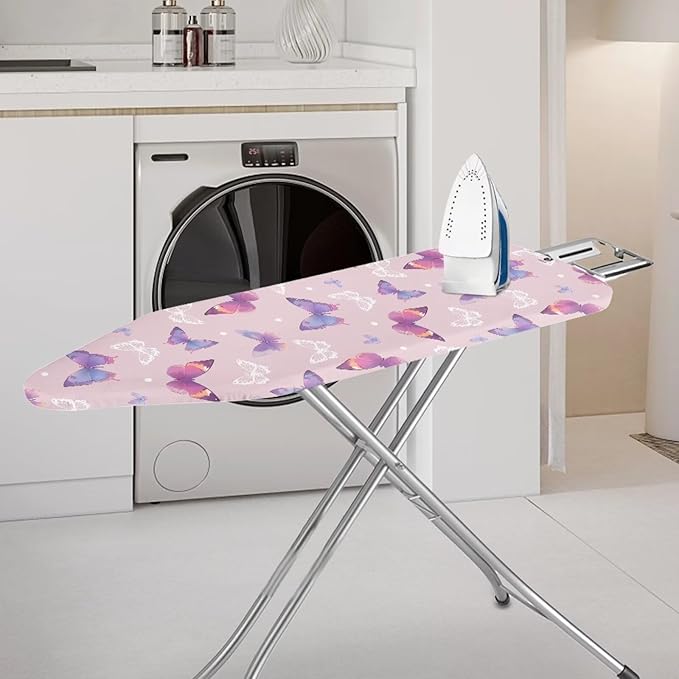Butterfly Design Ironing Board Cover Soft Fabric Cover Heat-Reflective Scorch - Image 2