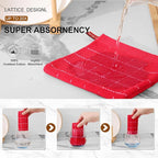 Mordimy 100% Cotton Terry Cloth Dish Cloths, Soft and Absorbent Checkered Dish - Image 3