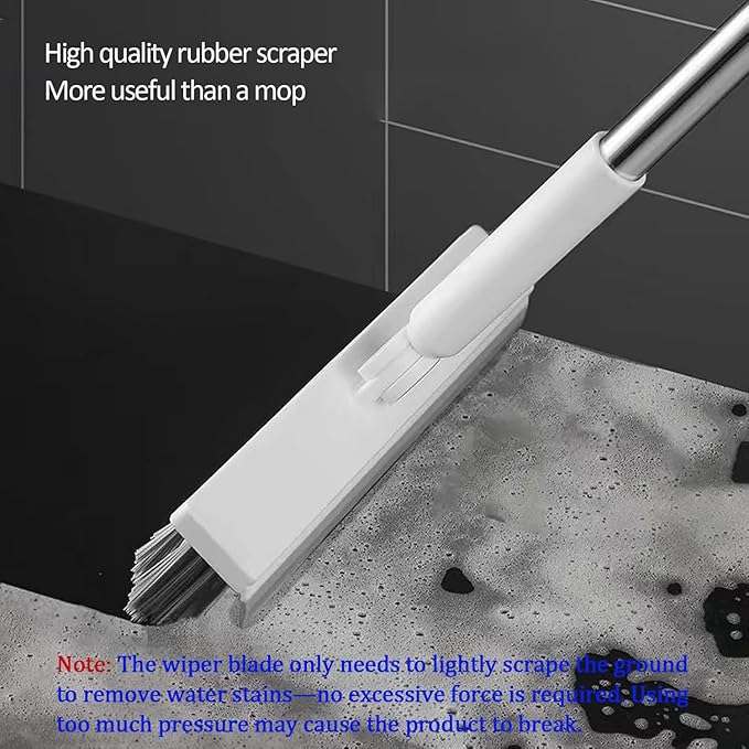 Floor Scrubbing Brush with 57" Adjustable Long Handle, 3 in 1 Living Grout - Image 7