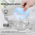 Leak Proof Denture Cup Kit Portable Retainer Case Perfect - Image 3