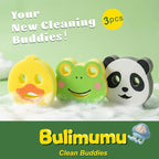 Bulimumu Animals Reusable Swedish Paper Printed, Scrub Sponges - Image 2