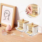 SheeChung 10Oz Acrylic Qtip Holder Dispenser - Image 3