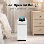 Sensor Trash Can with Butterfly Lid 2.6 Gallon Rectangular Automatic Garbage Can - Image 3