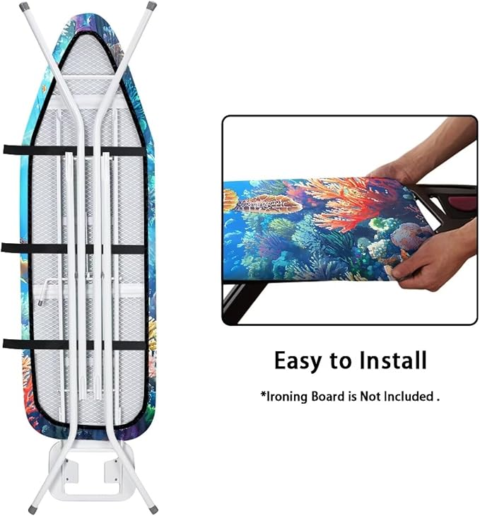 Blue Sea Turtle Ironing Board Cover - Image 4
