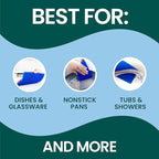 Scotch-Brite Zero Scratch Scouring Pad, Effective + Gentle Dish Scrubber - Image 4