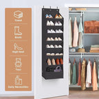 STORAGE MANIAC Over the Door Shoe Organizer Heavy-Duty Large Deep Pocket - Image 5