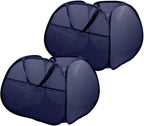 2 Pack Collapsible Foldable Laundry Baskets, 90L Large Durable Mesh Pop Up by Bemkoo