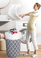 Large Laundry Basket Laundry Hamper Bag Washing Bin Clothes Bag Collapsible Tall - Image 6