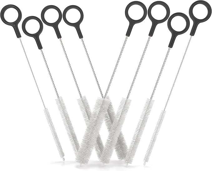 Heavy Duty Cleaning Brushes Set of 8 by Buenalife