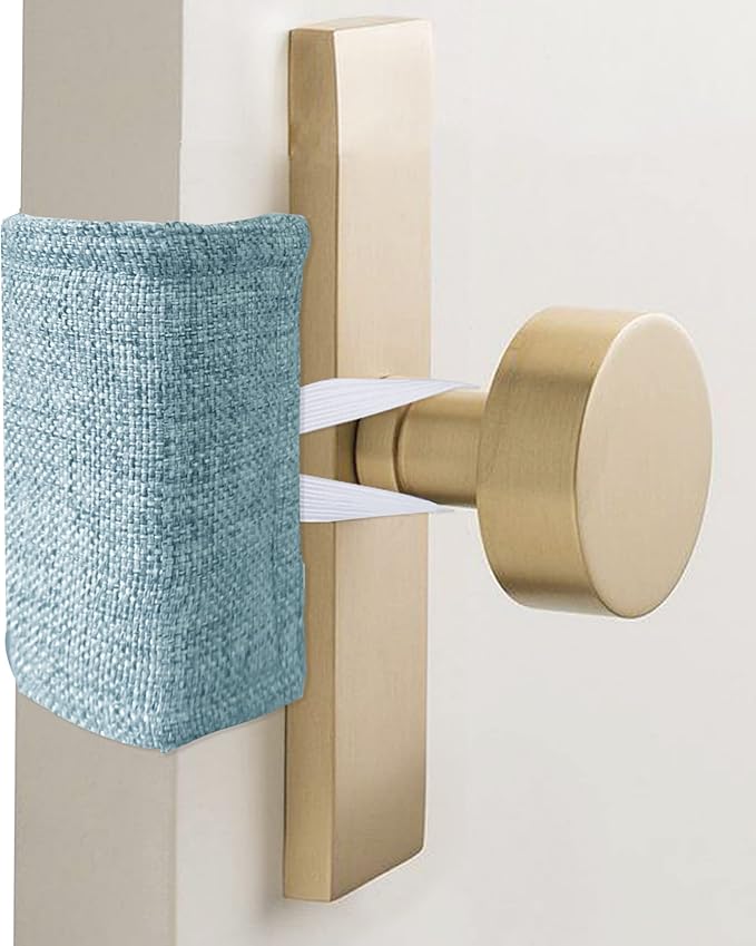 Nursery Door Latch Cover Door Silencer Cushion, Quiet Lock Cover Closer Durable - Image 5