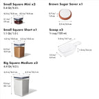 OXO Good Grips 8-Piece Baking Essentials POP Storage Container Set - Image 2