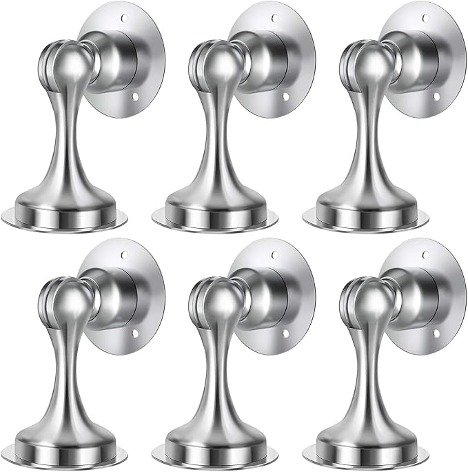 WINONLY Door Stopper, Magnetic Door Stop, Stainless Steel, Magnetic Door Catch by WINONLY