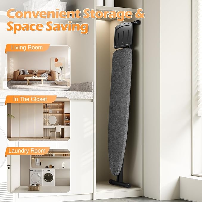 APEXCHASER Ironing Board Full Size, Iron Board and Ironing Board Set Height - Image 6