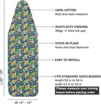Ironing Board Cover and Pad Standard Size 15 x 54, 3 Pairs of Hook and Loop - Image 2