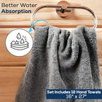 Simpli-Magic Cotton Hand Towels 16"x27" – Soft Towels - Image 5