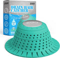 zaa Bathtub Drain Hair Catcher, Silicone Collapsible 1 Pack Drain Protector by zaa