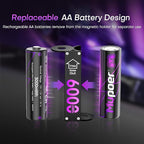 Rechargeable AA Batteries Lithium 8x3000mWh, Xbox Controller Battery Pack - Image 2