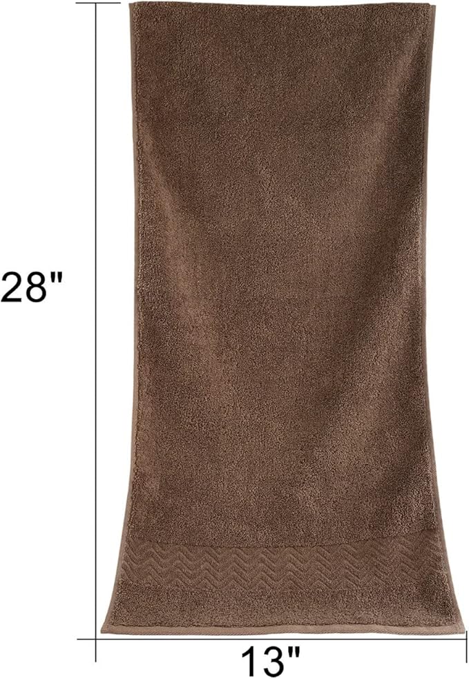 Cleanbear Bathroom Hand Towels, 100% Cotton Face Towels, 13 x 28 Inches - Image 6