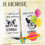 R HORSE Corgi Kitchen Dish Towel Set- 5Pcs Cute Corgi Cleaning Dishcloth Animal - Image 6
