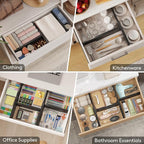 Lifewit 14 Pack Drawer Dividers 4" High 28-43.5cm/11-17" Adjustable Drawer - Image 8