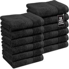 LANE LINEN Washcloths 12 Pack by LaneLinen
